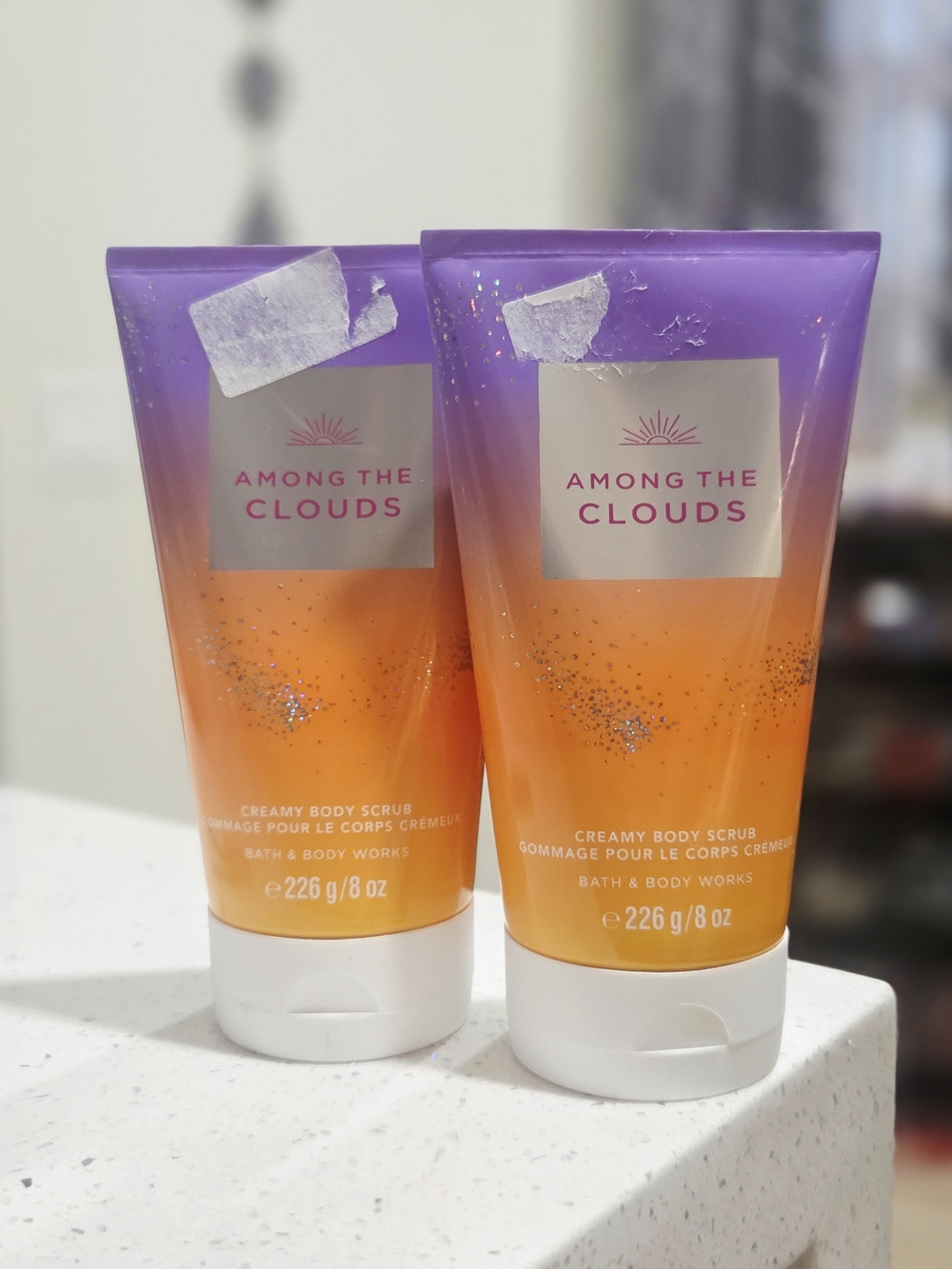 Bath & Body Works Among The Clouds Creamy Body Scrub X2